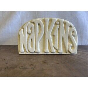 VINTAGE CERAMIC NAPKIN HOLDER